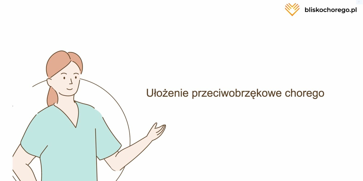 animacja pokazująca ułożenie przeciwobrzękowe